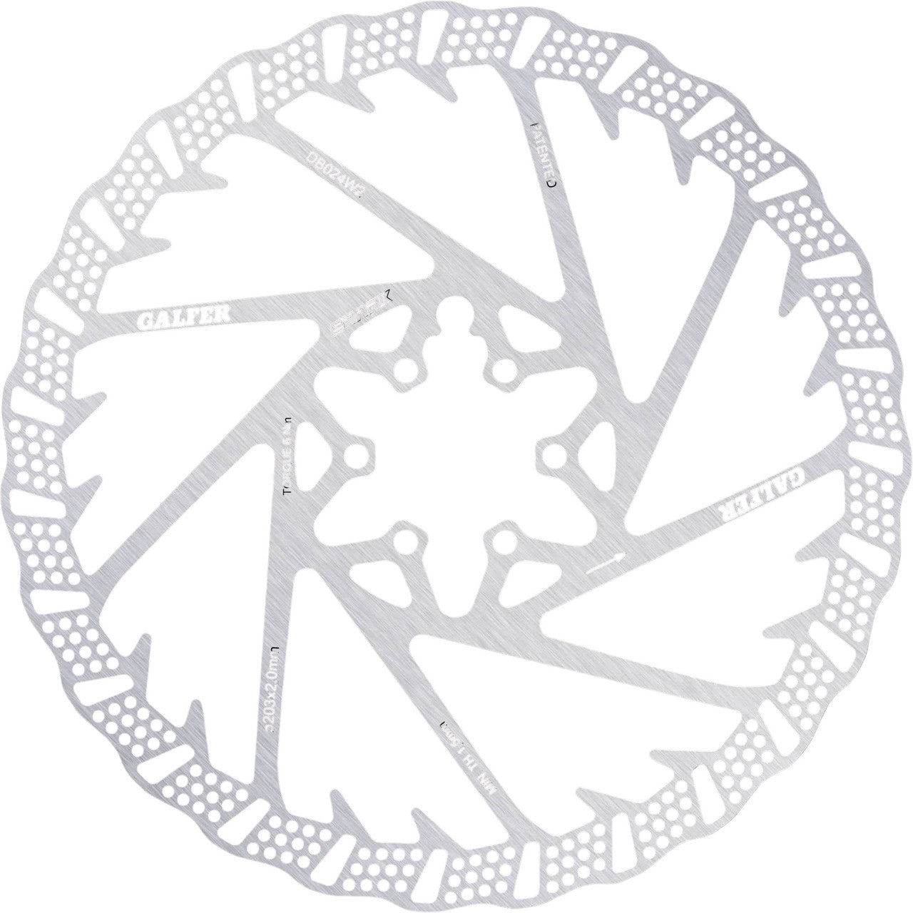 Fixed Disc Shark 6 Bolt 2.0mm