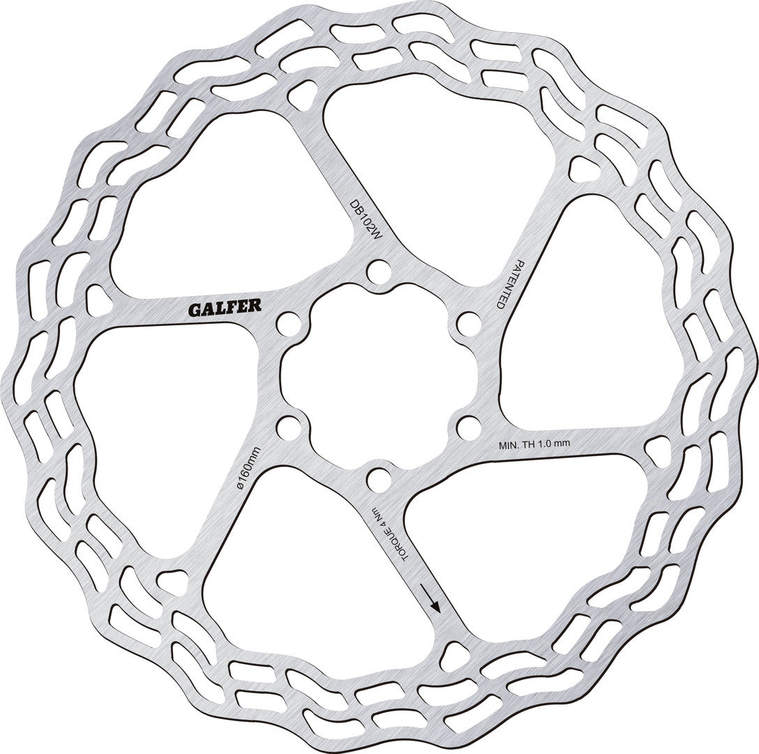 Fixed Disc Wave 6 Bolt 1.8mm