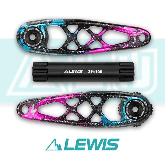 ALU MTB Cranks - 162.5mm 29Ø 8-Bolt Nebula