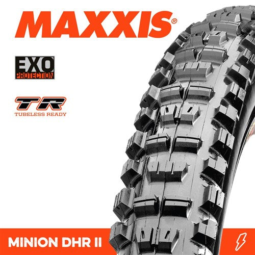 MAXXIS MINION DHR II 29 X 2.40 WT EXO TR Folding Tyre – TBSM Australia